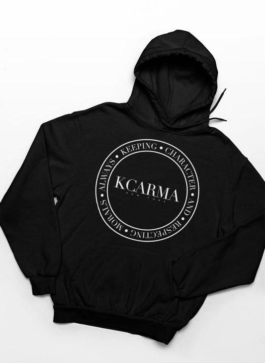 Black KCARMA Crest Hoodie