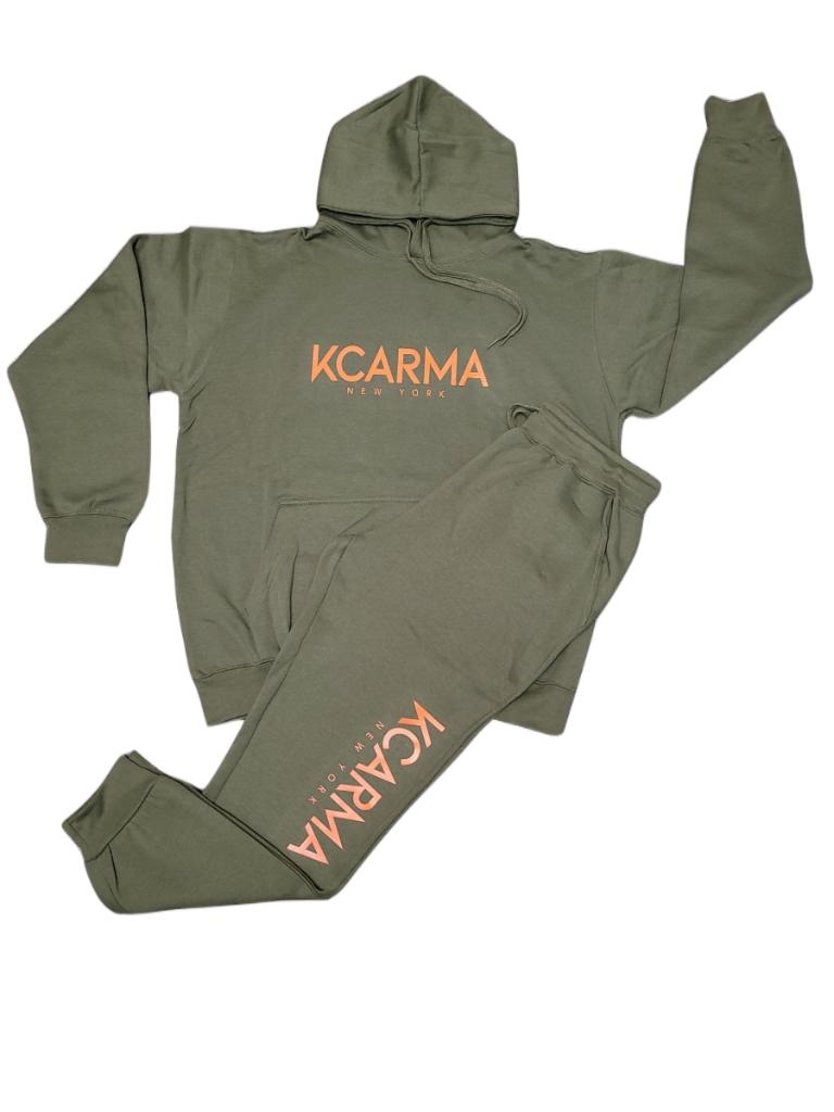 KCARMA Fleece Hooded Sweatsuit