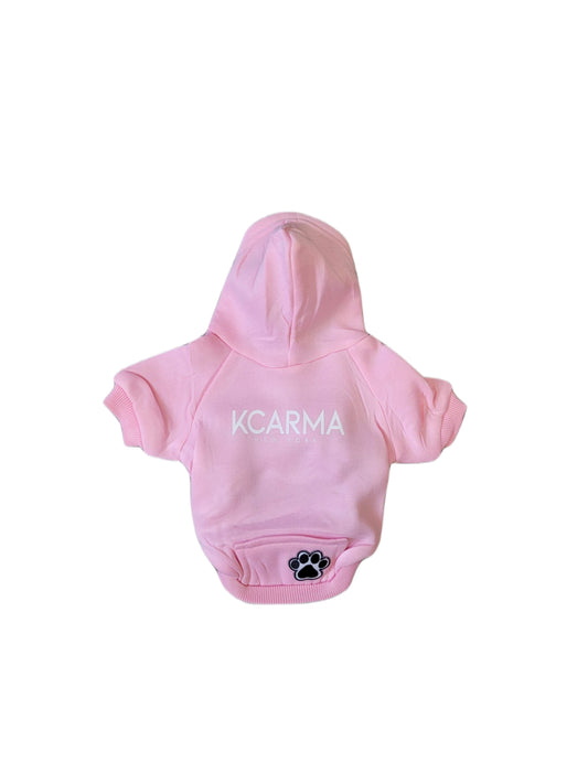 Pink KCARMA Amòr Dog Hoodie